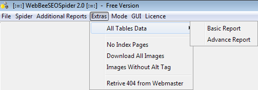 All Tabs Report