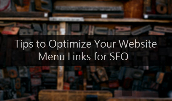 SEO Menu Links