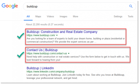 Buildzup Search Results