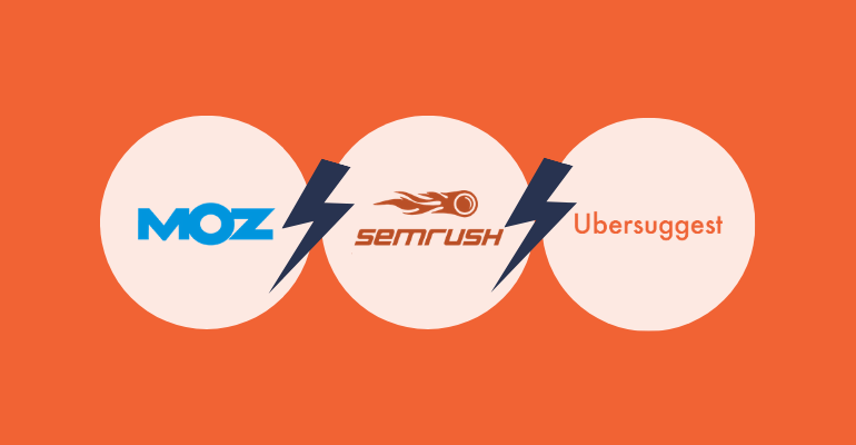 MOZ VS Semrush VS Ubersuggest